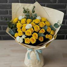 Букет цветов из:  Розы #REPLACE_PRED# Щелкино