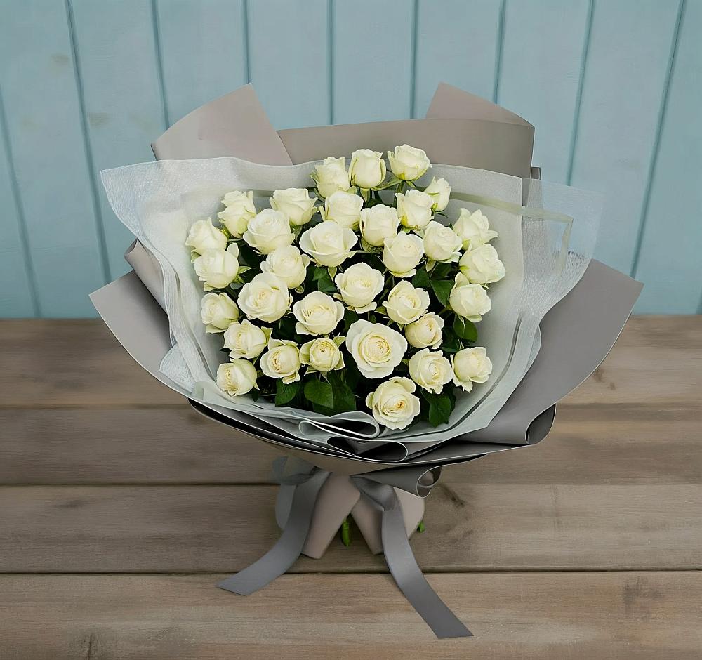 Букет Белоснежная нежность в Щелкино