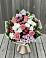 Букет цветов из: Альстромерии, Гвоздики, Розы и Хризантемы в Щелкино