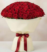 Букет 101 Красная роза Милано в Щелкино