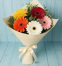 Букет цветов из:  Герберы в Щелкино