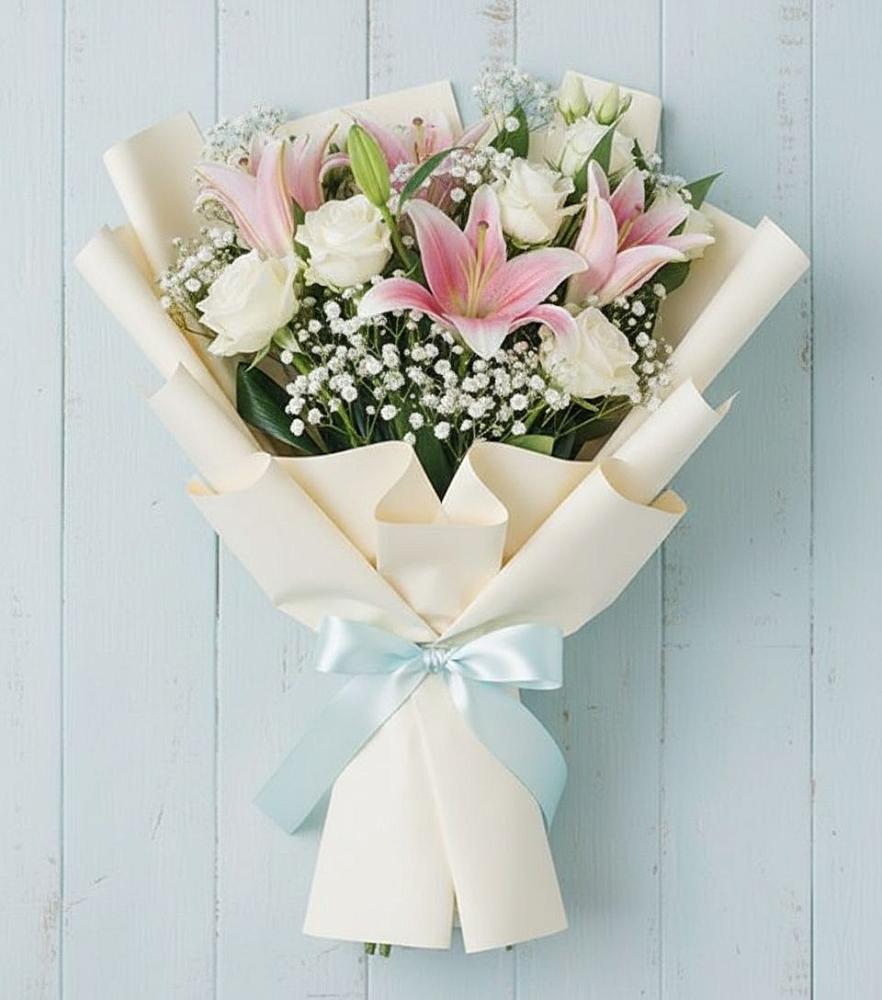 Букет цветов из: Лилии в Щелкино