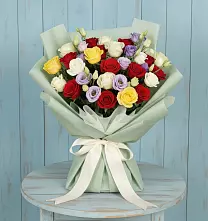 Букет цветов из:  Розы #REPLACE_PRED# Щелкино