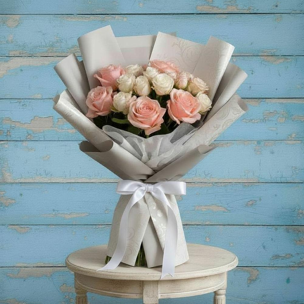 Букет цветов из: Розы в Щелкино