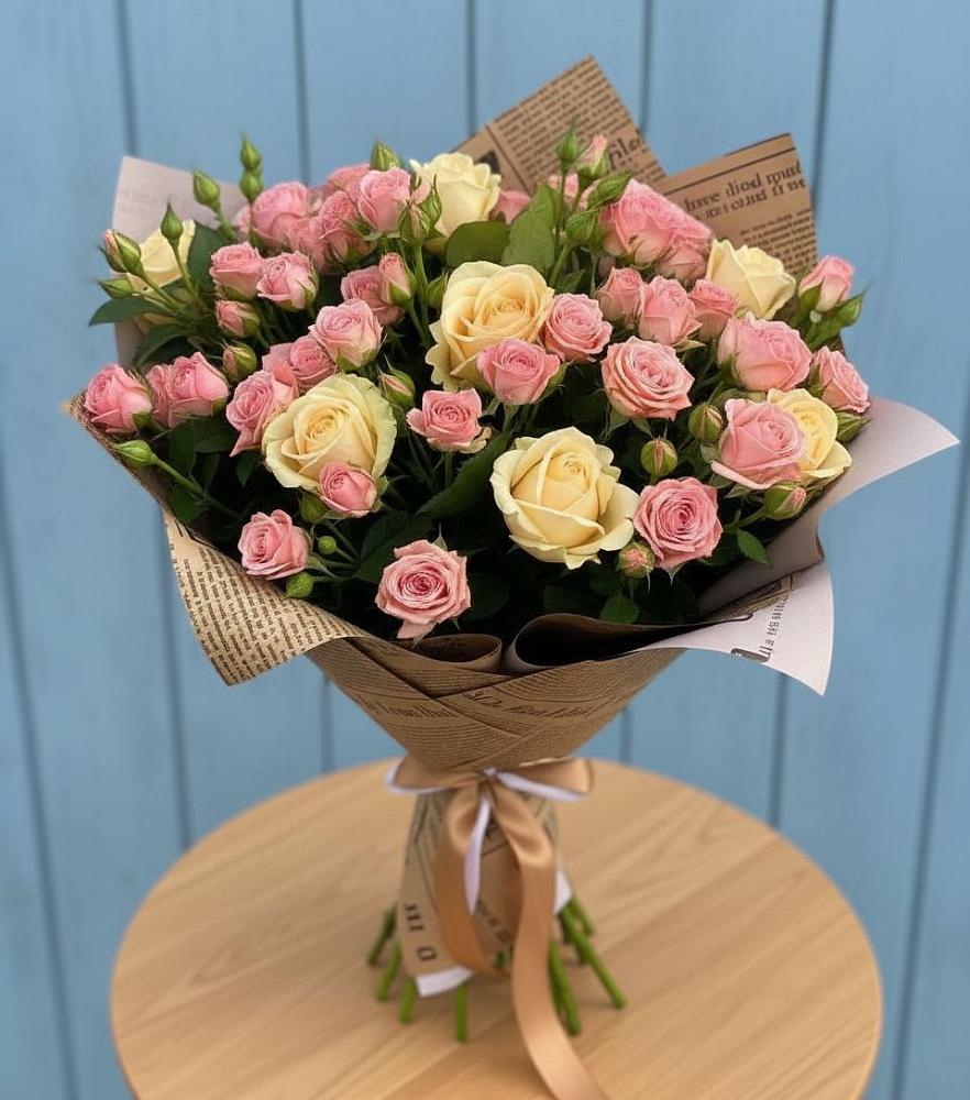 Букет цветов из: Розы в Щелкино