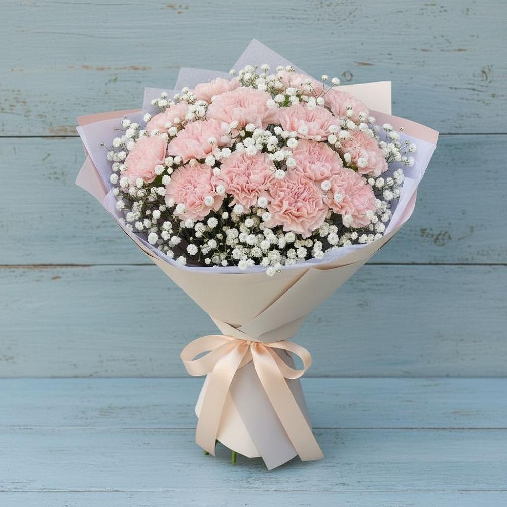 Букет цветов из: Гвоздики в Щелкино