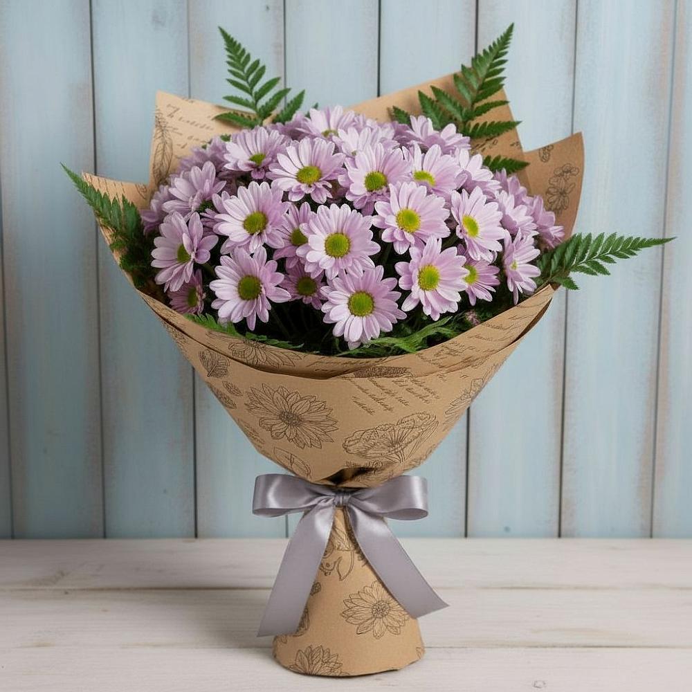 Букет цветов из: Хризантемы в Щелкино