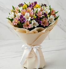 Букет цветов из:  Альстромерии в Щелкино