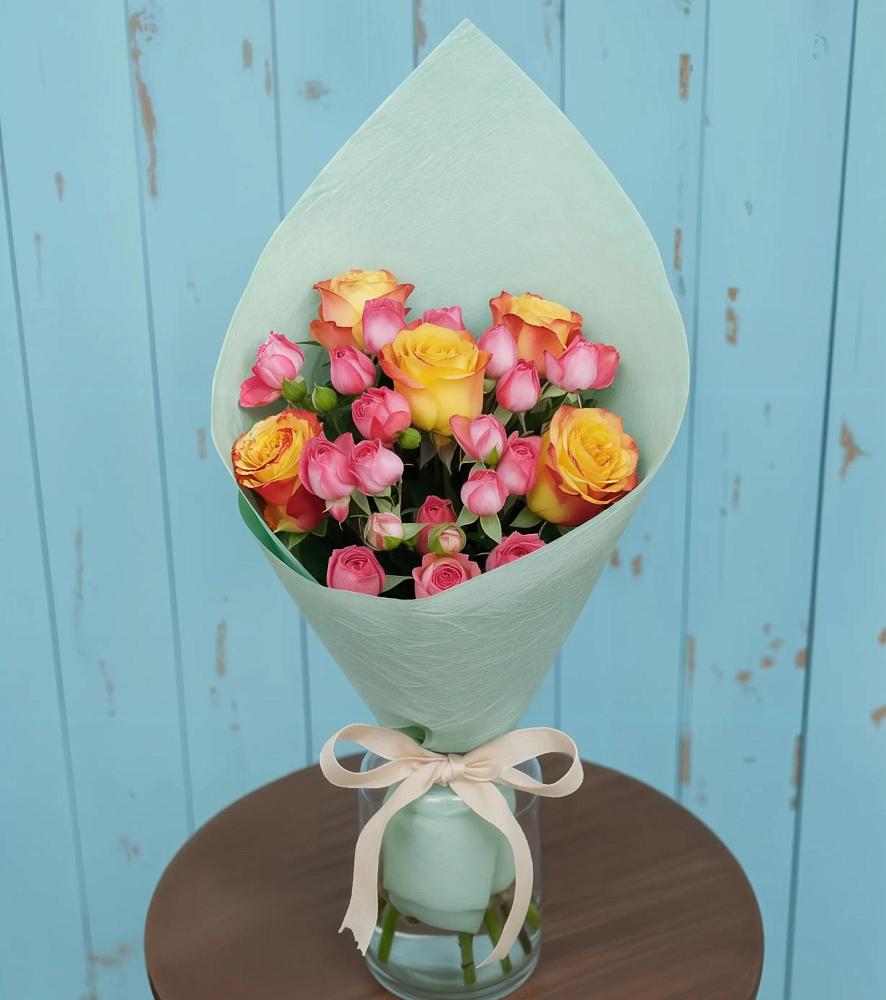 Букет цветов из: Розы в Щелкино