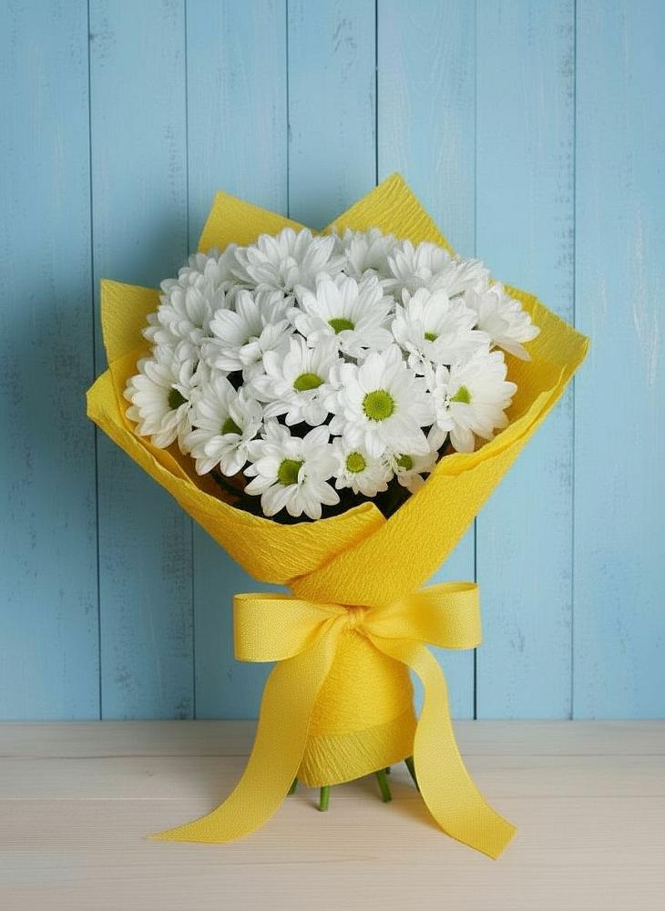 Букет цветов из: Хризантемы в Щелкино