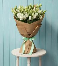 Букет цветов из:  Лизиантусы в Щелкино