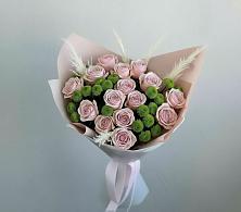 Букет цветов из:  Розы и Хризантемы в Щелкино