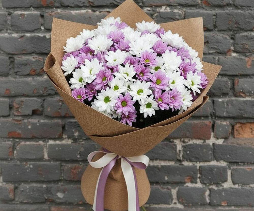 Букет цветов из: Хризантемы в Щелкино