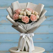 Букет цветов из:  Розы в Щелкино