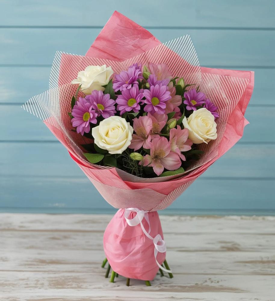 Букет цветов из: Герберы в Щелкино