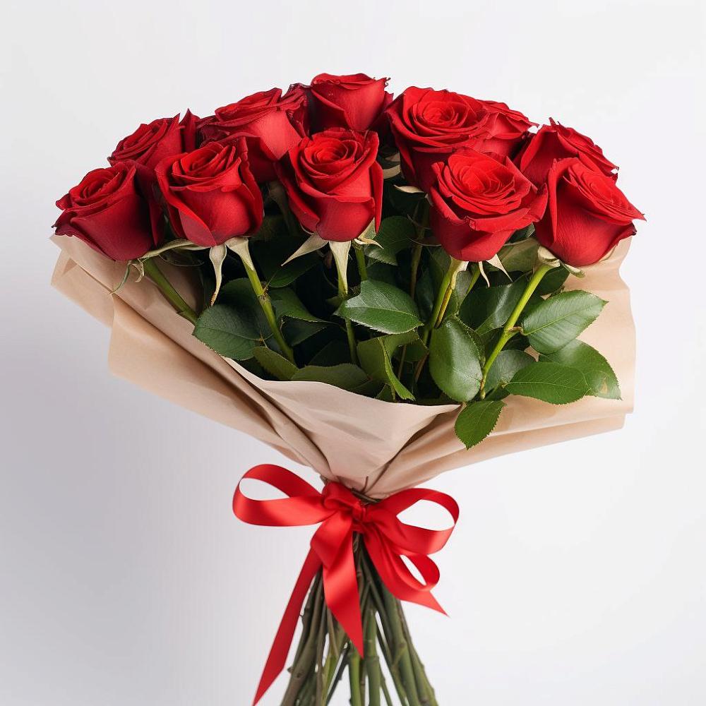 Букет 11 Красных роз Эдлесс Лав в Щелкино