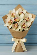 Букет цветов из:  Орхидеи и Розы в Щелкино