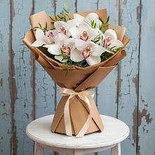 Букет цветов из:  Орхидеи и Розы #REPLACE_PRED# Щелкино