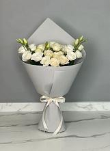 Букет цветов из:  Розы и Лизиантусы в Щелкино